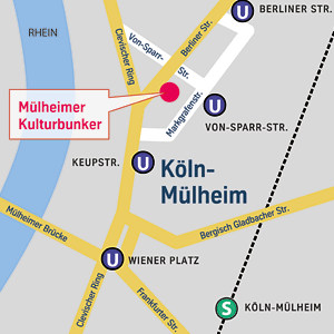 Anfahrt Kulturbunker Köln